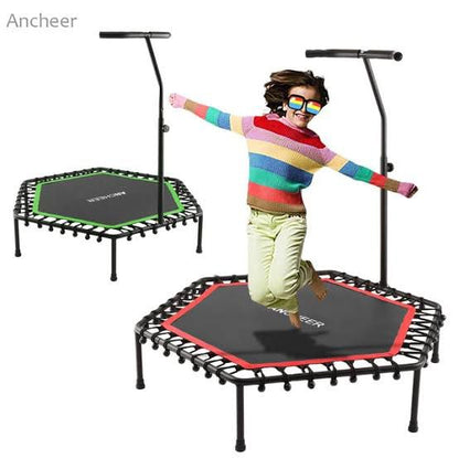 ZS -48 Inch Fitness Trampoline/Rebounder with Adjustable Handle