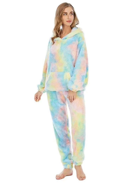 ZS - Tie Dye Hoodie 2pcs Set