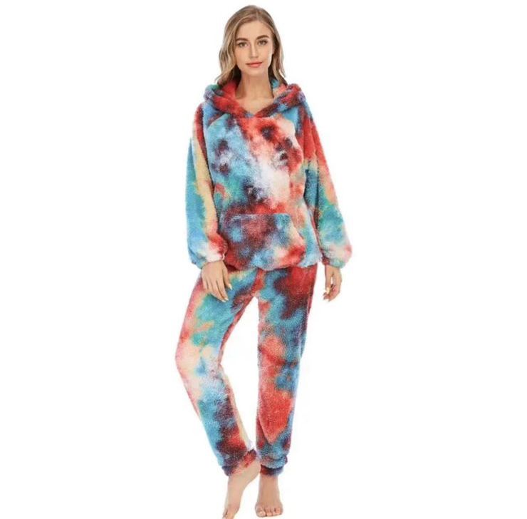ZS - Tie Dye Hoodie 2pcs Set
