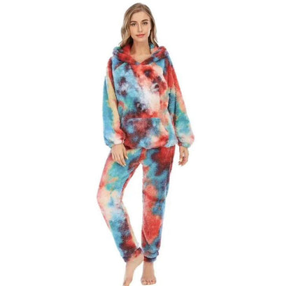 ZS - Tie Dye Hoodie 2pcs Set