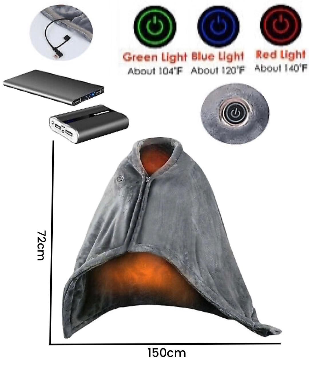 ZS - USB Heated Shawl Blanket