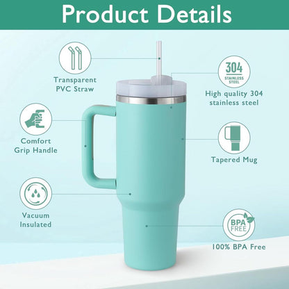ZS - Insulated Travel Flask Quencher 40oz/1200ml