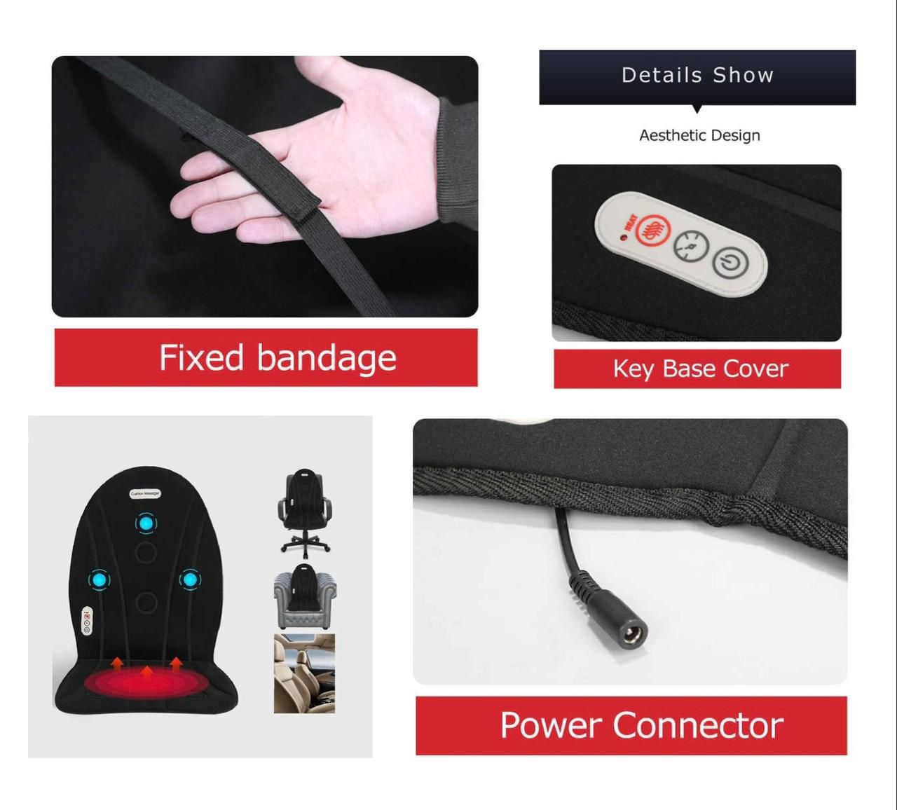 ZS - 2 in 1  Massage Seat