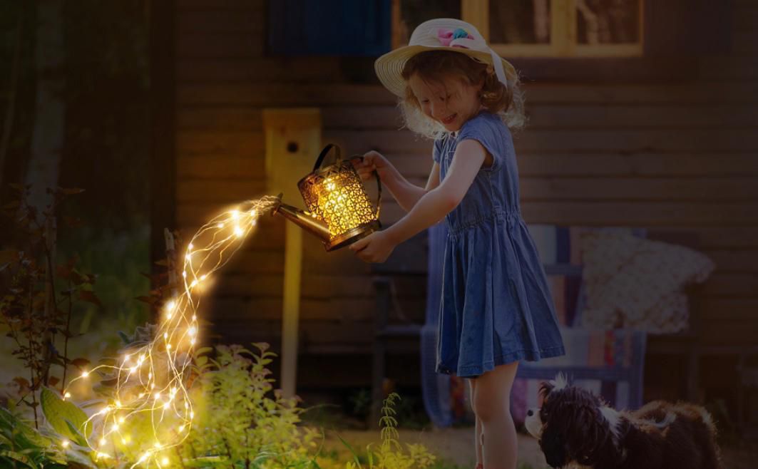 ZS - Solar Powered Star-Shower Watering Can