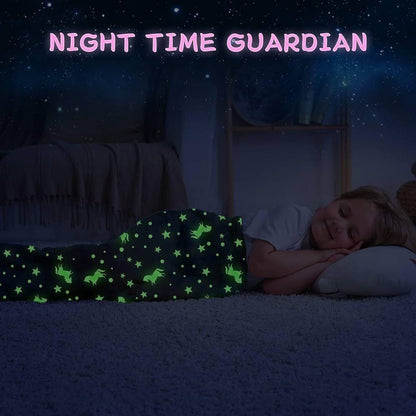 ZS - Kiddies Mermaid Glow Blanket
