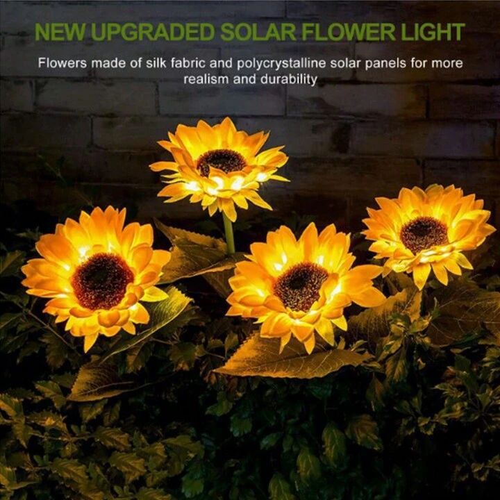 ZS - Solar Garden Light 3 in 1 Sunflowers