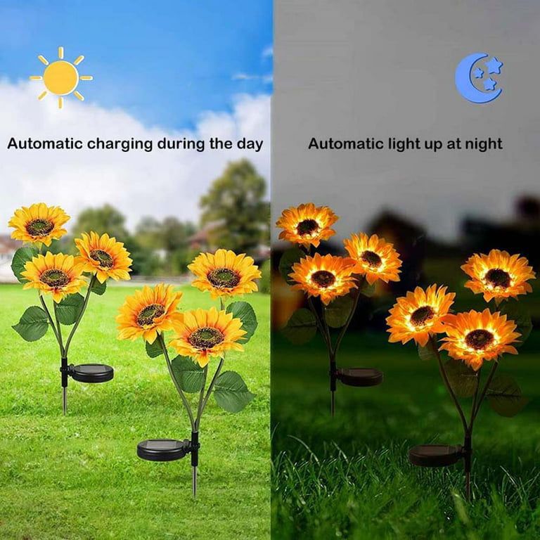 ZS - Solar Garden Light 3 in 1 Sunflowers