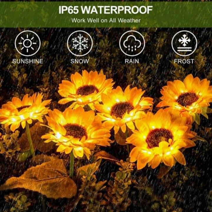 ZS - Solar Garden Light 3 in 1 Sunflowers