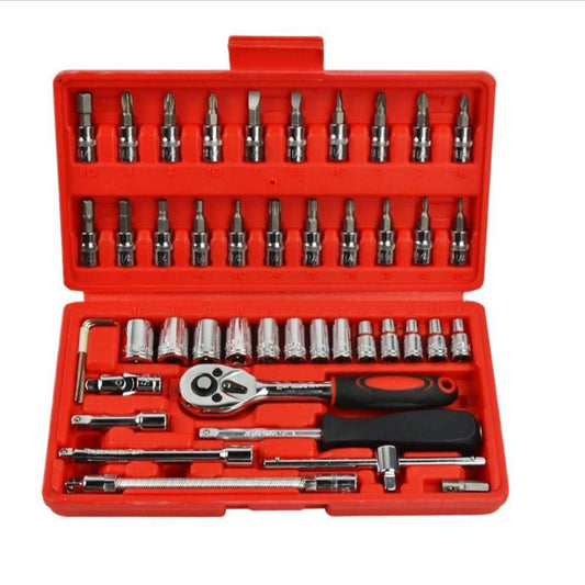 ZS - 46 Pieces 1/4-Inch Socket Set