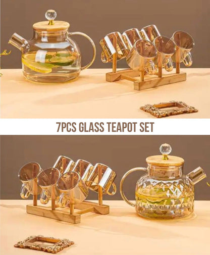 ZS - 7PCS Glass Teapot Set