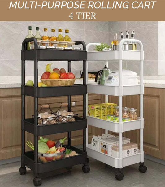 ZS - 4 Tier Multi-Purpose Rolling Cart Trolley