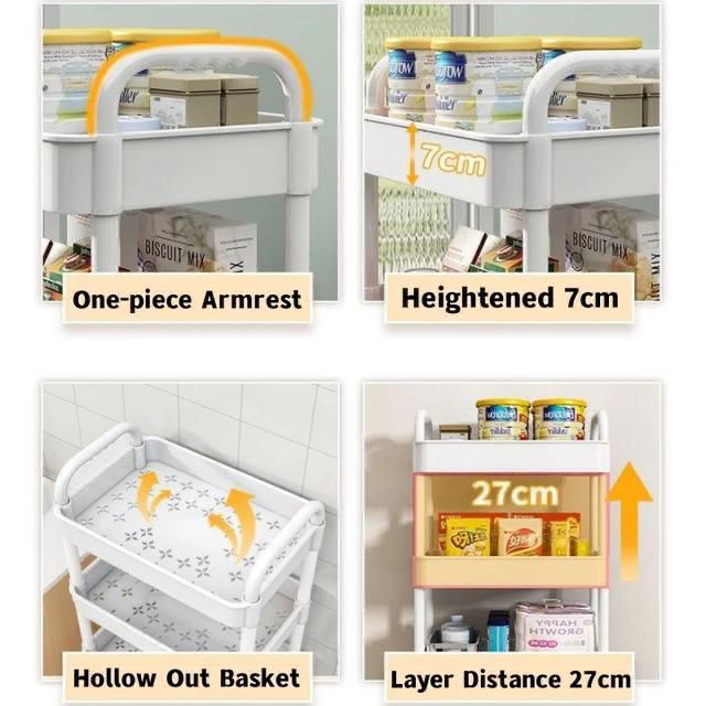 ZS - 5 Tier Multi-Purpose Rolling Cart Trolley