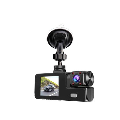 ZS - DUAL DASHCAM HD 1080P Triple Lens Reverse Park Monitor Car DVR viidure