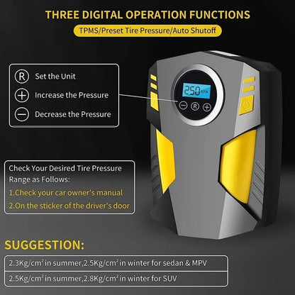 ZS - Digital Air Compressor Portable Tyre Inflator