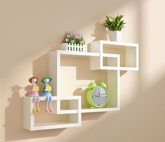 ZS - Wall Mounted Cubes Shelf - 3 Cubes