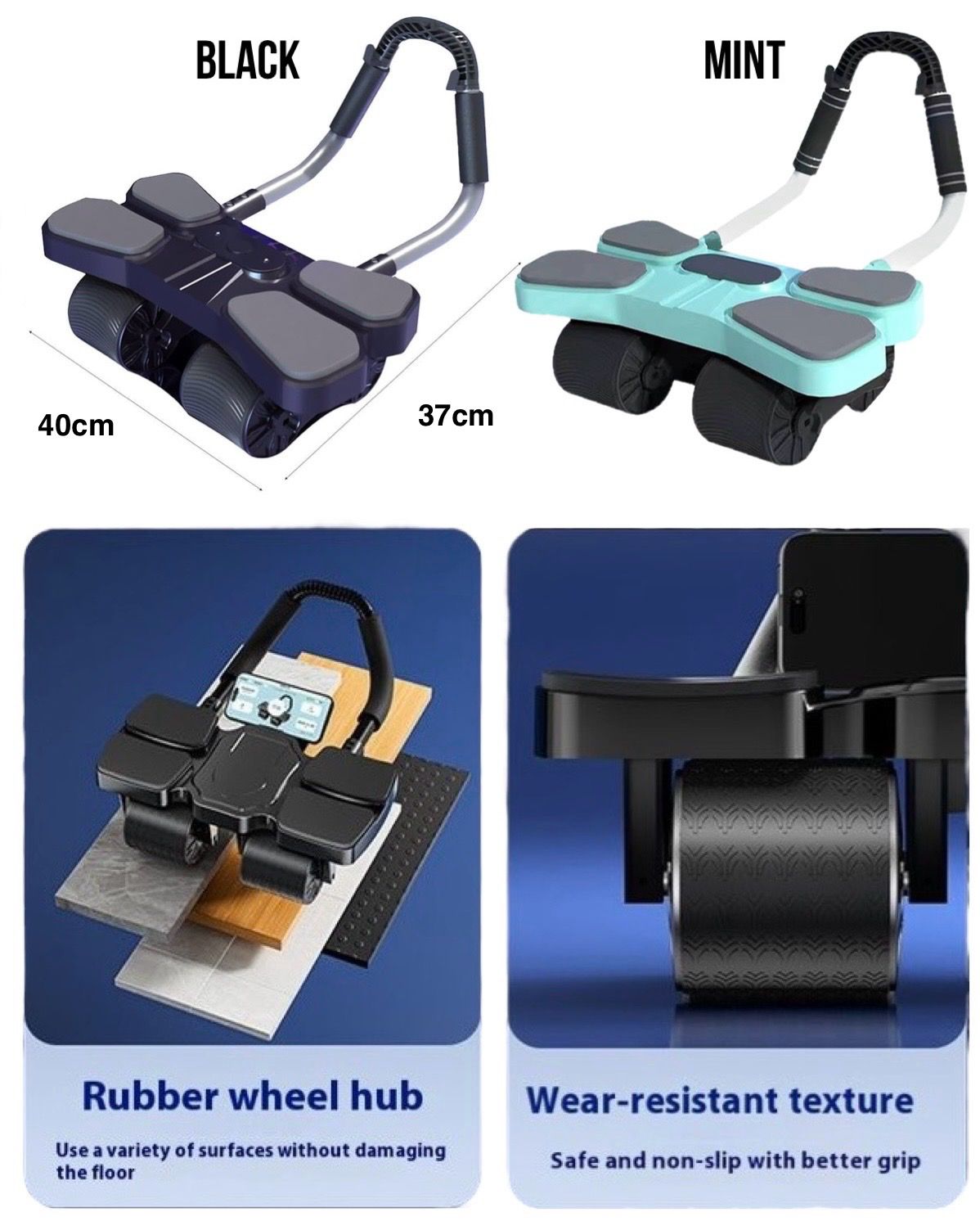 ZS - Automatic Rebound Roller Wheel 4-Wheels