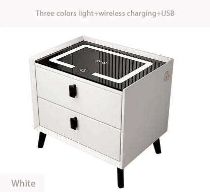 ZS - SMART SIDE TABLE WITH WIRELESS CHARGING STATION Nightstand