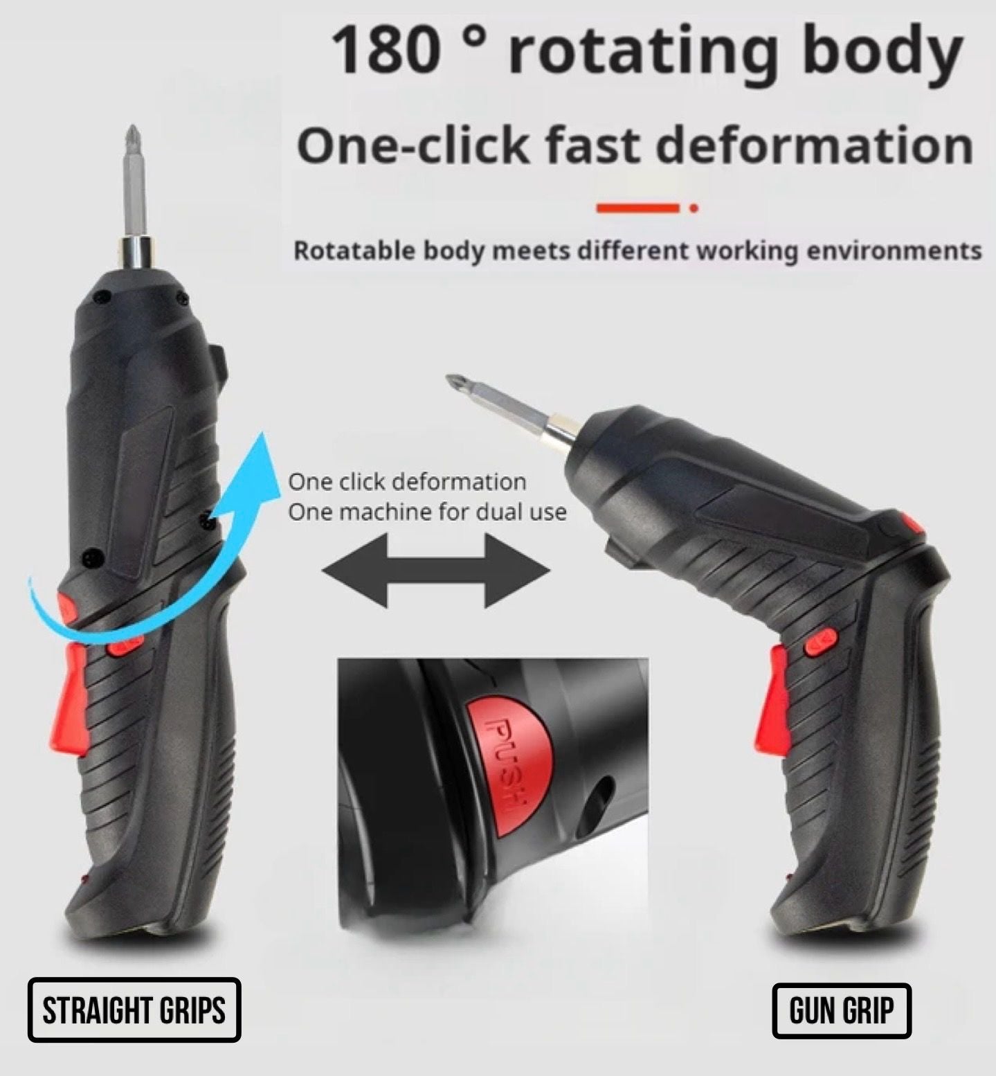 ZS - 47PCS Cordless Screwdriver Toolset