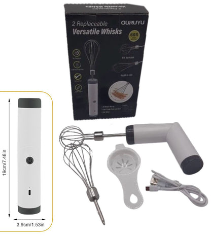ZS - Rotatable Egg Beater, Milk Frother - Rechargeable