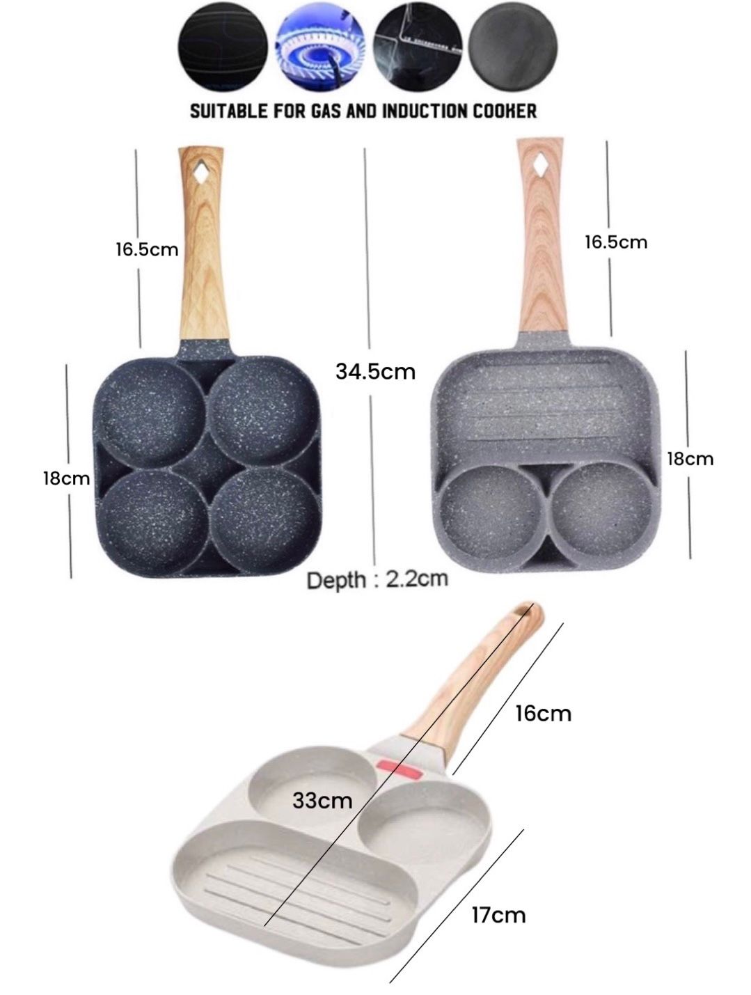 ZS - Multi-Section Fry Pan