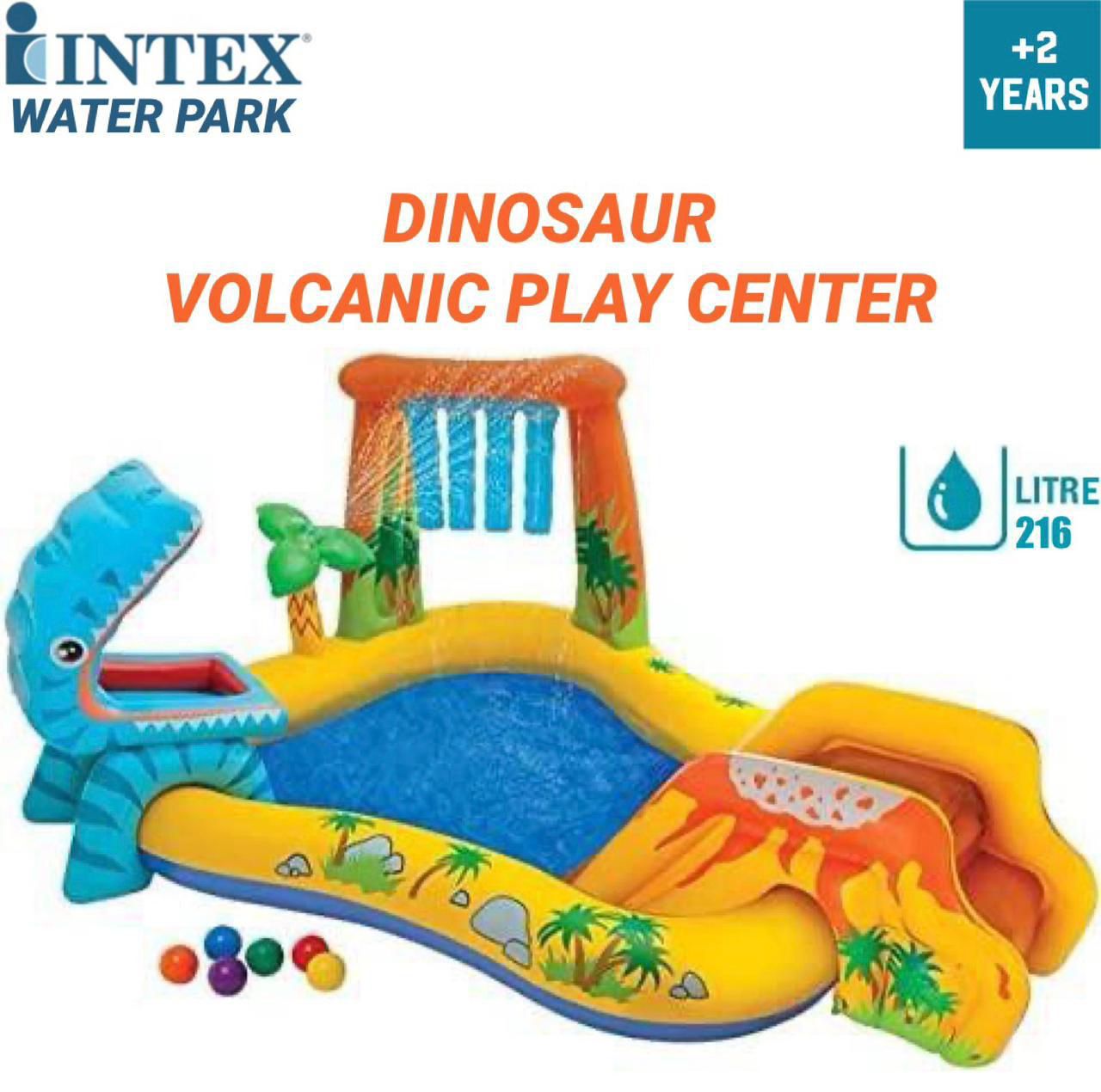 ZS - Intex Water Park Dinosaur Volcanic Play Center