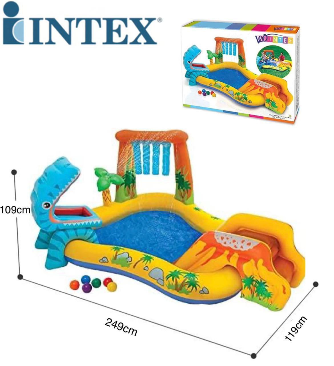ZS - Intex Water Park Dinosaur Volcanic Play Center