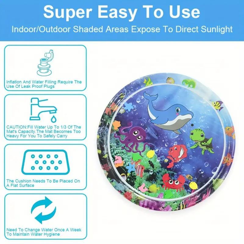ZS - Baby Tummy Mat - Round