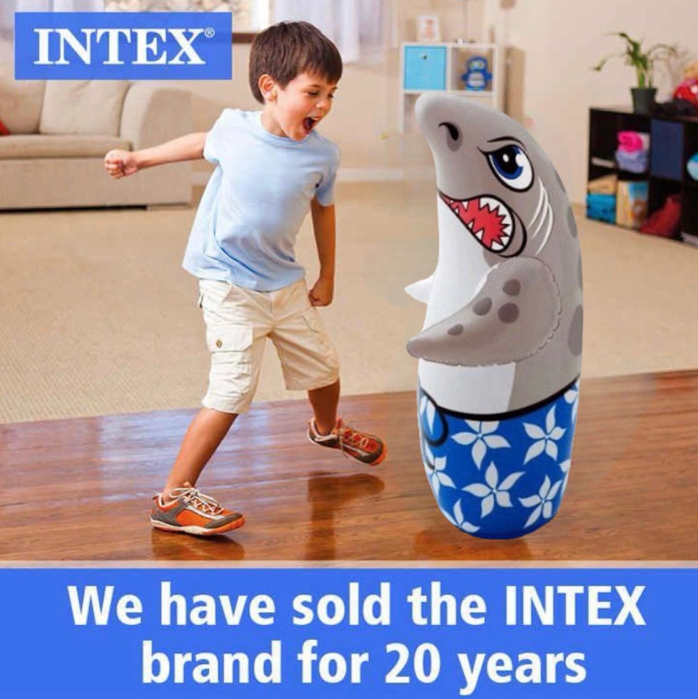ZS - INTEX 3D Punching Bag