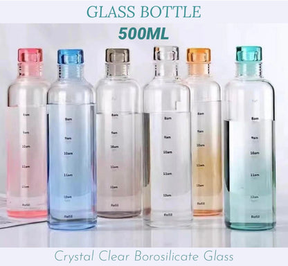 ZS - 500ml Stylish Glass Bottle