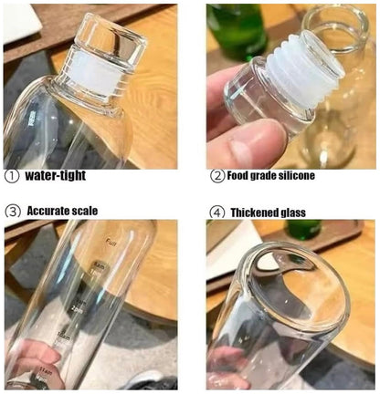 ZS - 500ml Stylish Glass Bottle