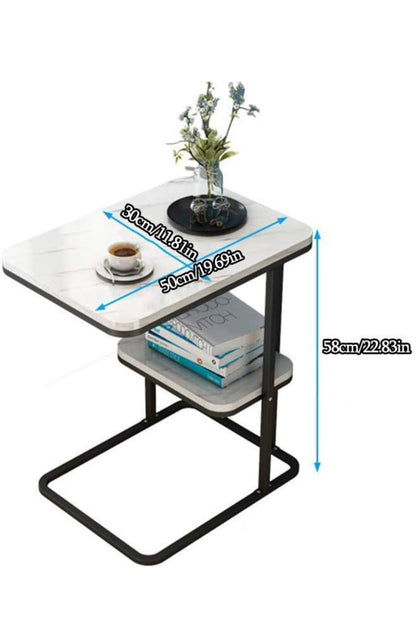 ZS - 2-Tier Chic Luxurious Side Table