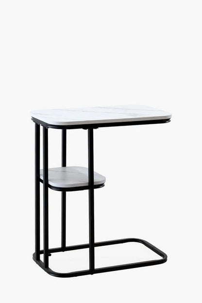 ZS - 2-Tier Chic Luxurious Side Table