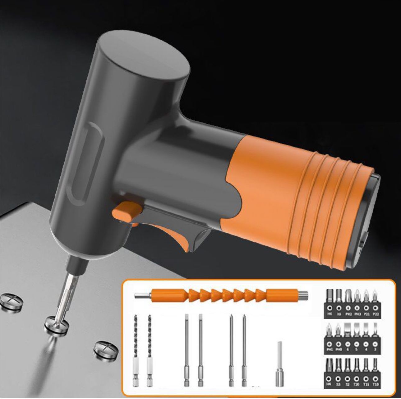 ZS - Rechargeable Electric Screwdriver - Set Of 23
