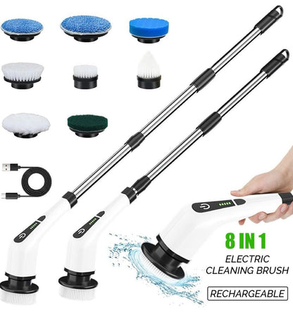 ZS - 8 in 1 Electric Cleaning Brush - Cordless