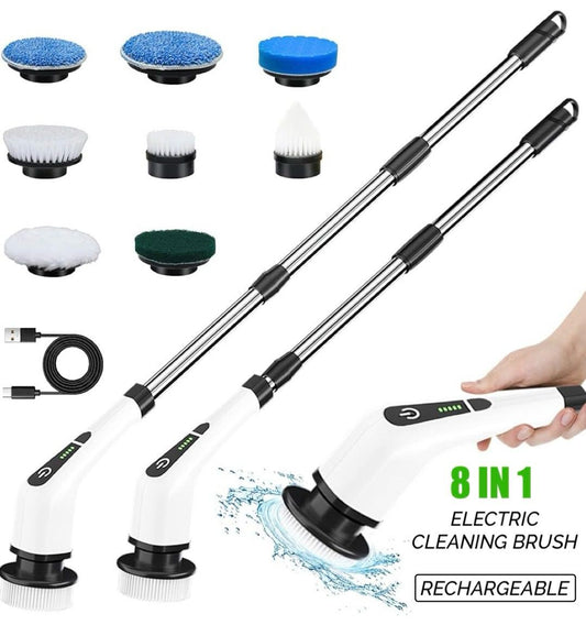 ZS - 8 in 1 Electric Cleaning Brush - Cordless