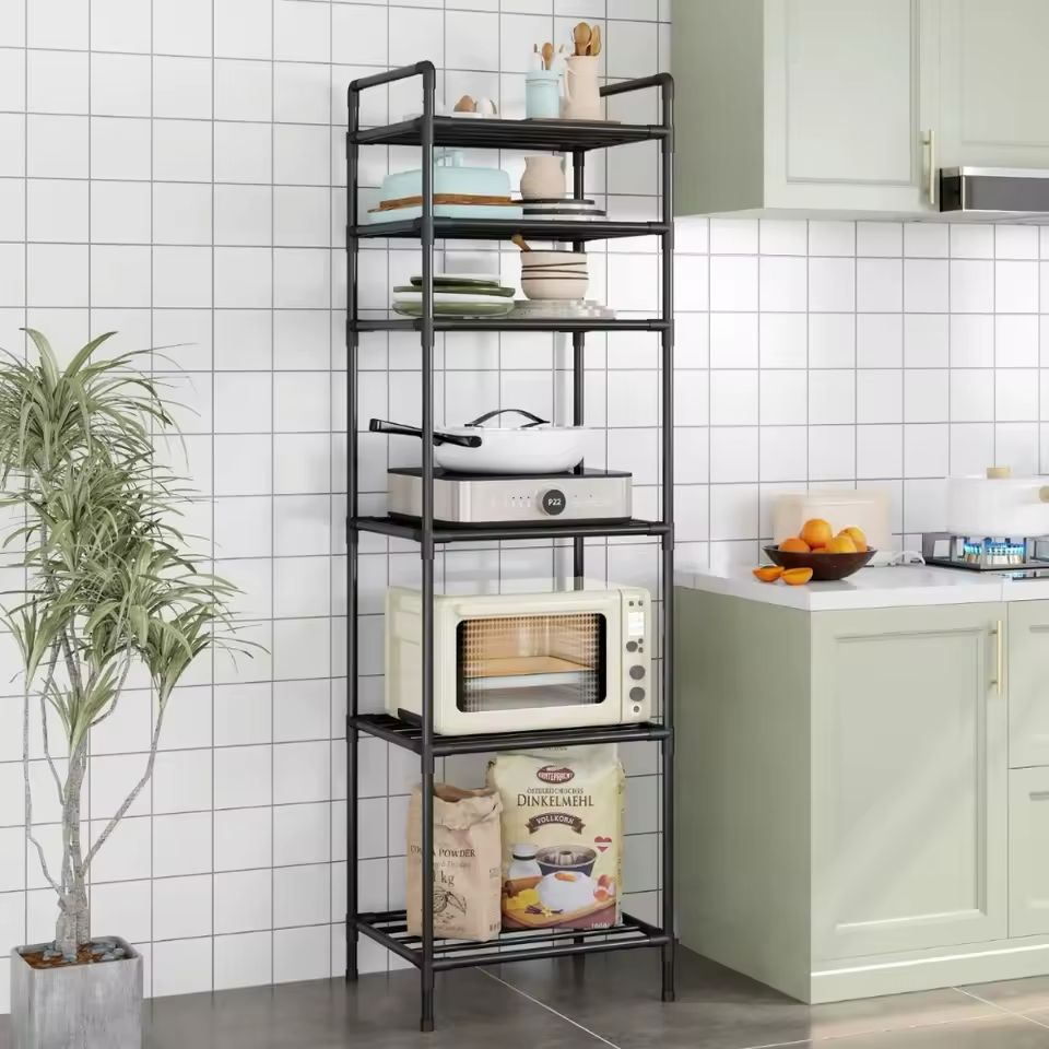 ZS - 6-Tier Multi-Functional Kitchen Storage Rack with Wheels