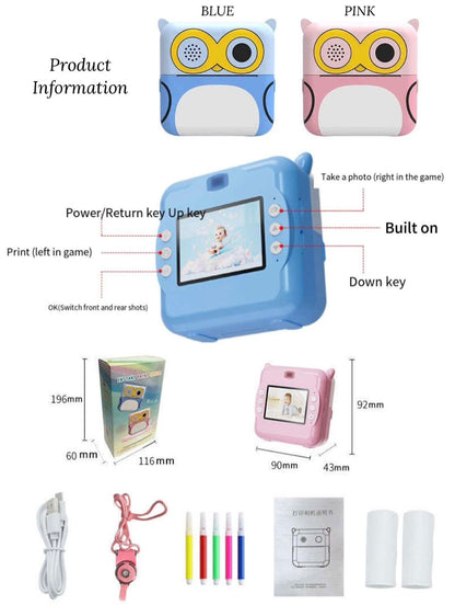 ZS - Instant Printer Camera