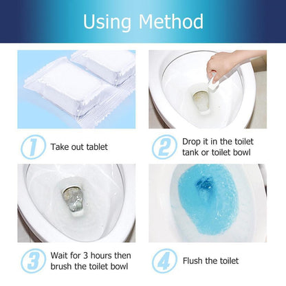 ZS - Toilet Cleaning C-Tablet - 10pcs Pack