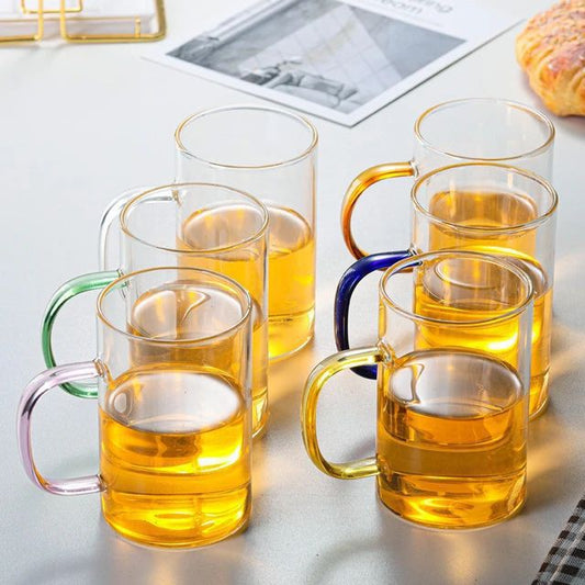 ZS - 6pc Glass Mug Set 300ml