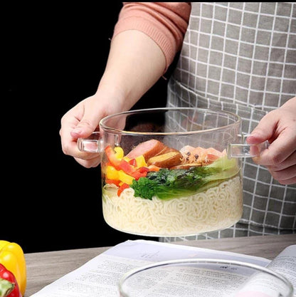 ZS - Glass Pot Heat Resistant Compatible With Gas & Electric Ceramic Stove