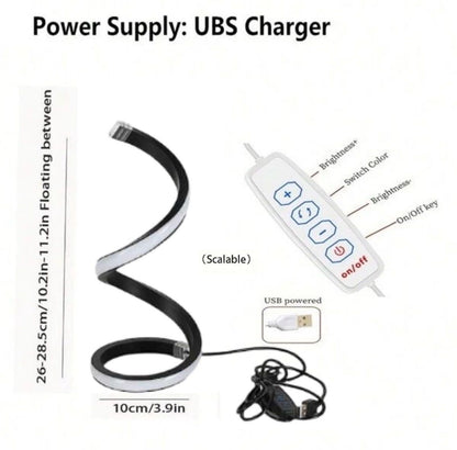 ZS - Spiral LED Table Lamp - Dimmable
