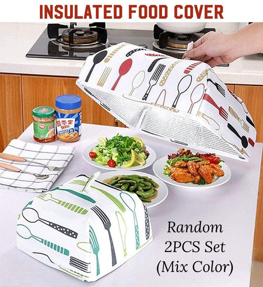 ZS - Insulated Food Cover Set 2 Pcs - Foldable & Hangable