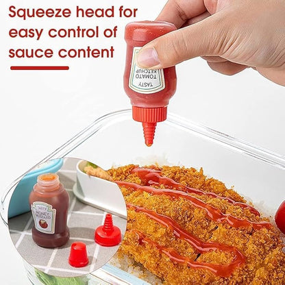ZS - Mini Condiment Bottle Set - 4pcs