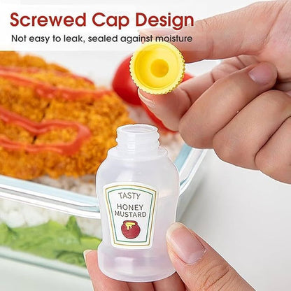 ZS - Mini Condiment Bottle Set - 4pcs