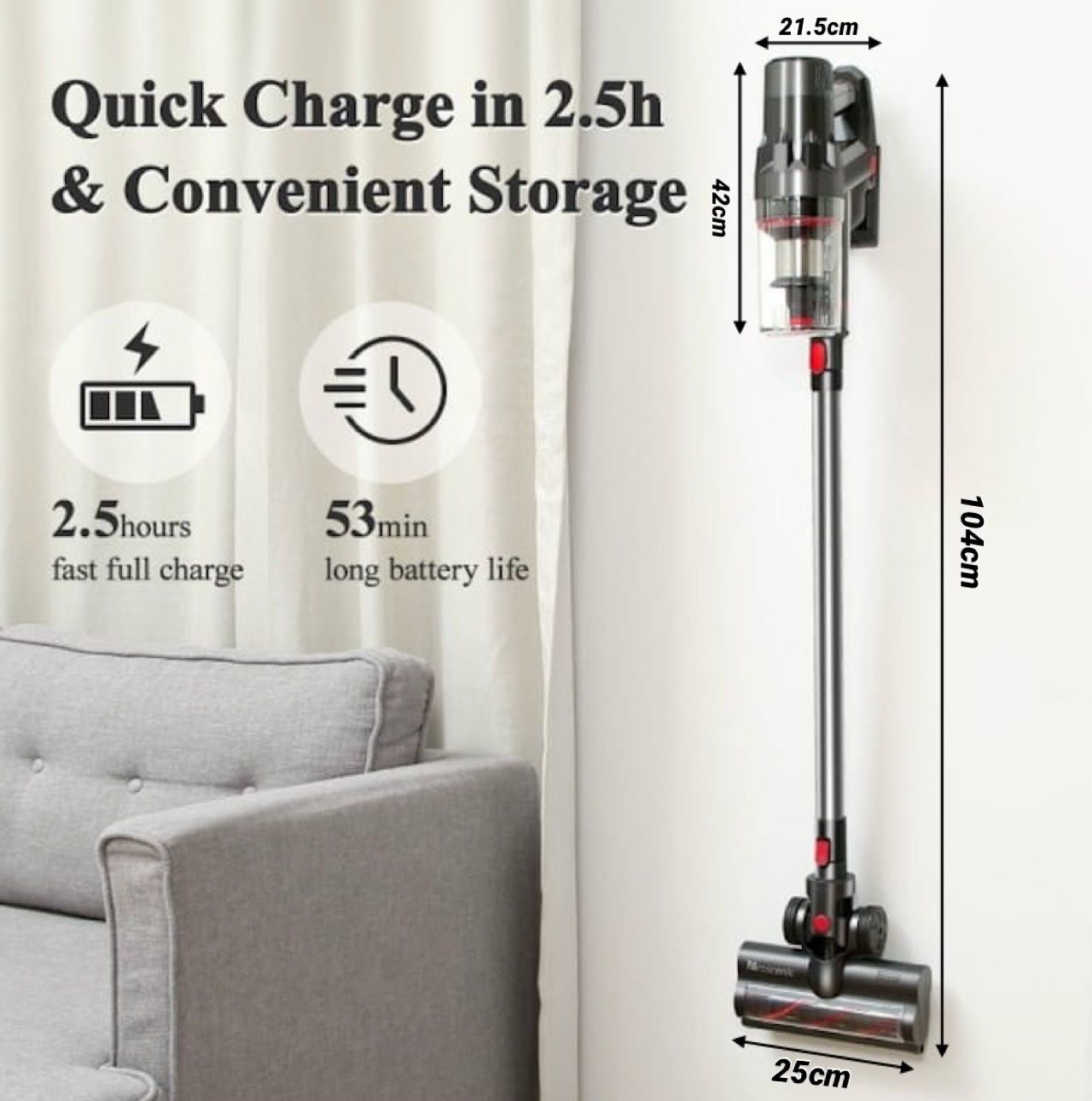 ZS - RAF 2 in 1 Cyclone Vacuum Cleaner