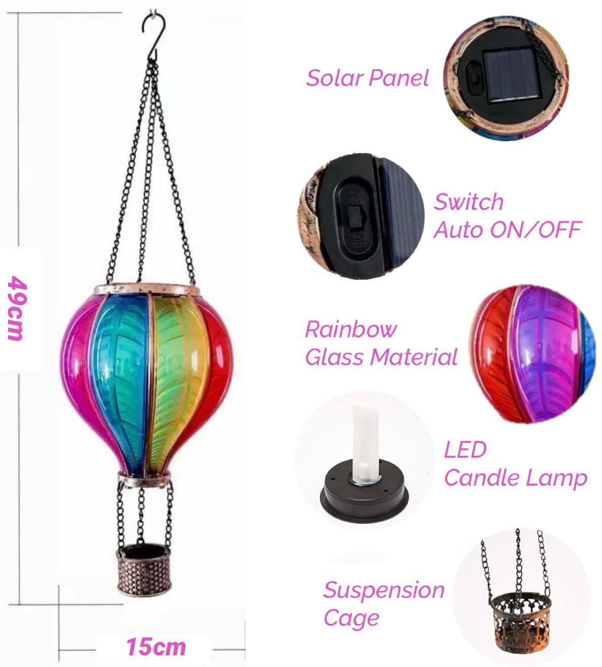ZS - Solar Hot Air Balloon Light