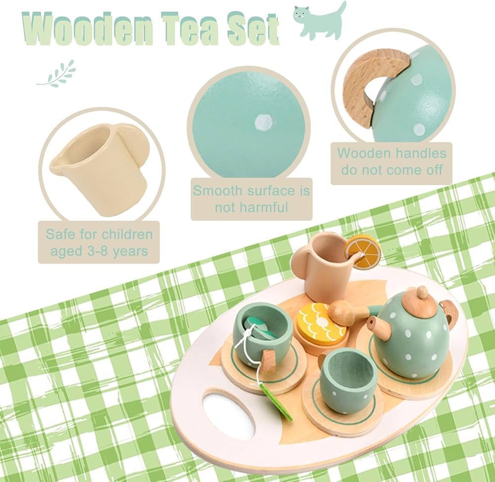 ZS - Kiddies Wooden Tea Set