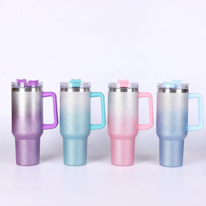 ZS - 1200ml Glittering Travel Tumbler Flask