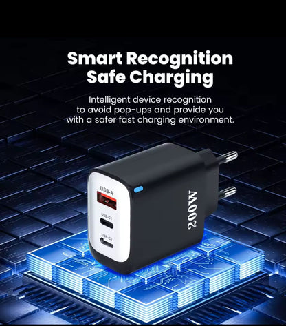 ZS - 200W Fast Charger with Multiple Ports