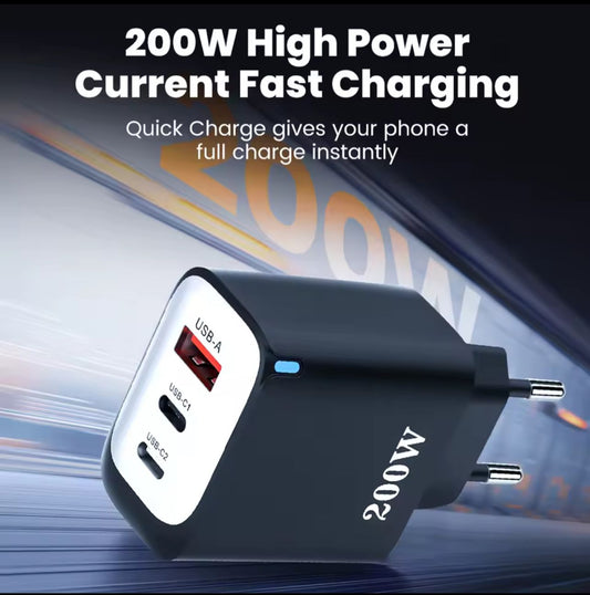 ZS - 200W Fast Charger with Multiple Ports